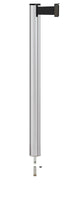 Beltrac 3000 Removable Retractable Belt Stanchion - SA - Satin - Pin Socket