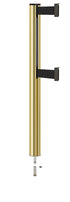 Beltrac 3000 ADA Removable Dual-Belt Stanchion - GD - Gold - 10 FT