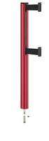 Beltrac 3000 ADA Removable Dual-Belt Stanchion - TR - Torch Red - 10 FT