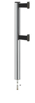 Beltrac 3000 ADA Removable Dual-Belt Stanchion - CL - Chrome - 15 FT