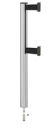 Beltrac 3000 ADA Removable Dual-Belt Stanchion - SA - Satin - 15 FT