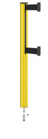 Beltrac 3000 ADA Removable Dual-Belt Stanchion - YL - Yellow - 15 FT