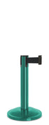 Contempo Exhibit Post | 24 in Retractable Belt Stanchion - CS - Custom - 12" Rounded