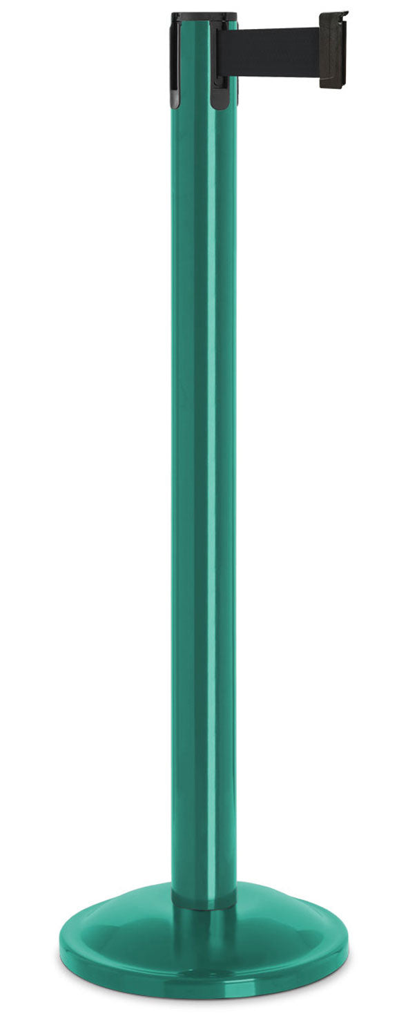Contempo Portable Retractable Belt Stanchion - CS - Custom - 12" Rounded
