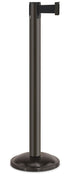 Contempo Portable Retractable Belt Stanchion - SB - Statuary Bronze - 12" Rounded