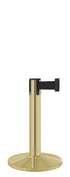 Contempo Exhibit Post | 24 in Retractable Belt Stanchion - BG - Brushed Gold - 14" Sloped