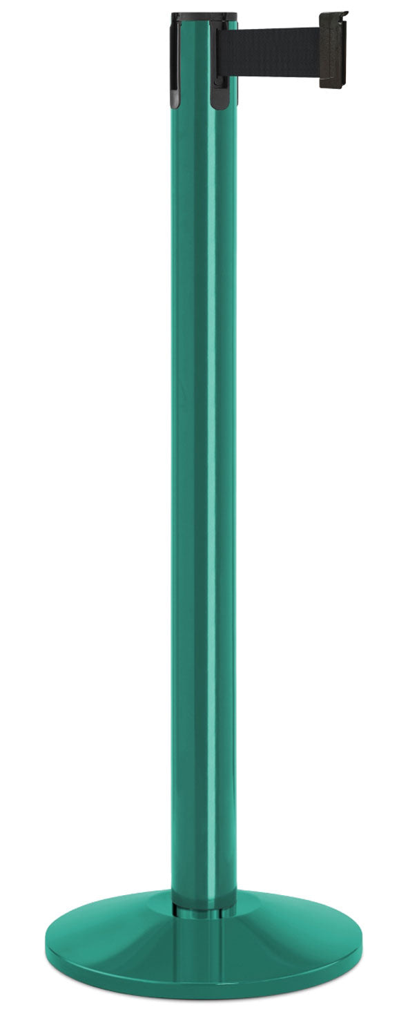 Contempo Portable Retractable Belt Stanchion - CS - Custom - 14" Sloped
