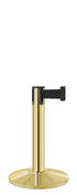 Contempo Exhibit Post | 24 in Retractable Belt Stanchion - GD - Gold - 14" Sloped