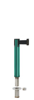 Contempo Exhibit Post | 24 in Retractable Belt Stanchion - CS - Custom - Floor Socket