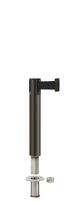 Contempo Exhibit Post | 24 in Retractable Belt Stanchion - SB - Statuary Bronze - Floor Socket