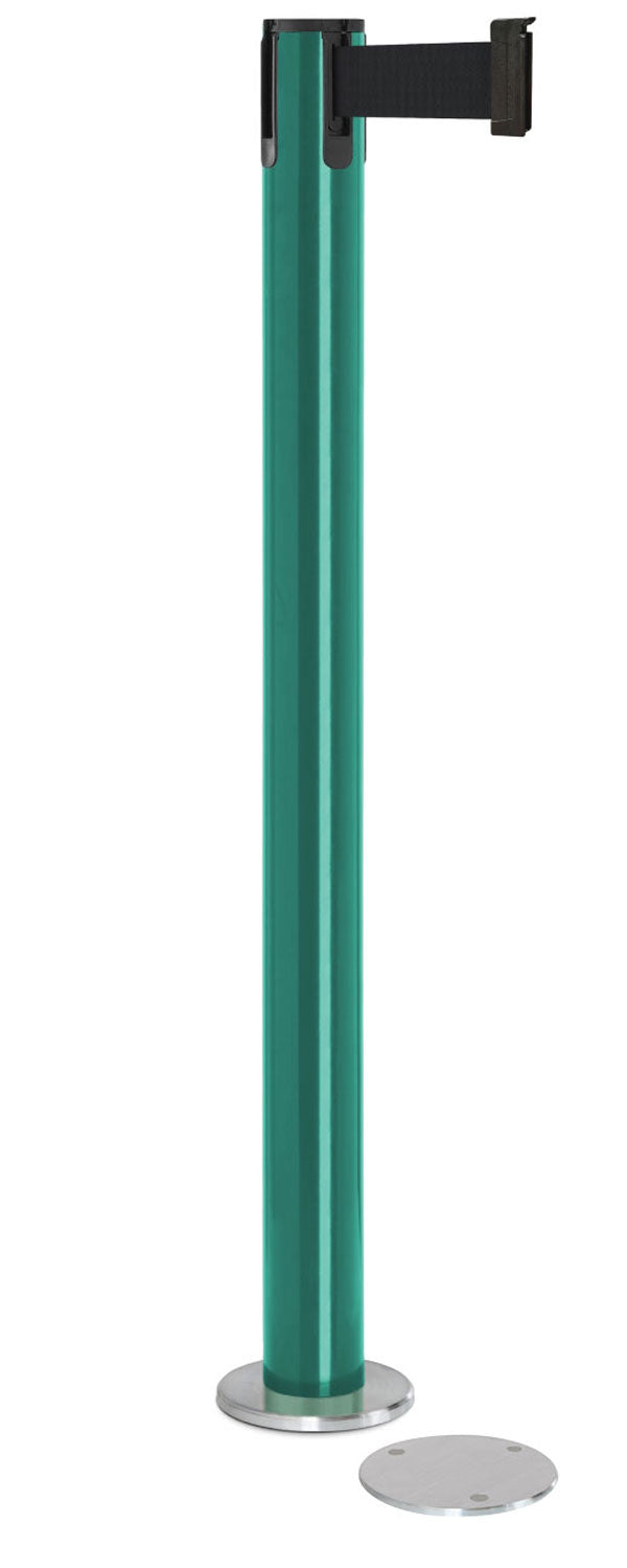 Contempo Magnetic Retractable Belt Stanchion - CS - Custom - 5.5" Carpet Magnetic
