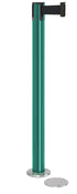 Contempo Magnetic Retractable Belt Stanchion - CS - Custom - 5.5" Carpet Magnetic