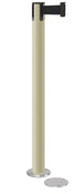 Contempo Magnetic Retractable Belt Stanchion - PS - Pacific Sand - 5.5" Carpet Magnetic