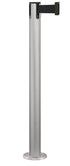 Contempo Permanent Retractable Belt Stanchion - SA - Satin - Satin Permanent