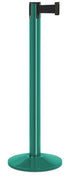 Contempo Portable Retractable Belt Stanchion - CS - Custom - 14" Galvanized Sloped