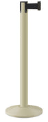 Contempo Portable Retractable Belt Stanchion - PS - Pacific Sand - 14" Galvanized Sloped