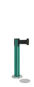 Contempo Exhibit Post | 24 in Retractable Belt Stanchion - CS - Custom - 5.5" Heavy Magnetic