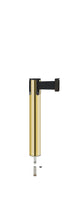 Contempo Exhibit Post | 24 in Retractable Belt Stanchion - GD - Gold - Pin Socket