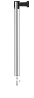 Contempo Removable Retractable Belt Stanchion - PO - Polished Stainless - Pin Socket