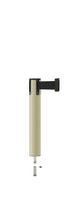 Contempo Exhibit Post | 24 in Retractable Belt Stanchion - PS - Pacific Sand - Pin Socket