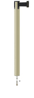 Contempo Removable Retractable Belt Stanchion - PS - Pacific Sand - Pin Socket