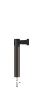 Contempo Exhibit Post | 24 in Retractable Belt Stanchion - SB - Statuary Bronze - Pin Socket
