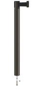Contempo Removable Retractable Belt Stanchion - SB - Statuary Bronze - Pin Socket