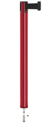 Contempo Removable Retractable Belt Stanchion - TR - Torch Red - Pin Socket