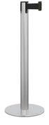 Contempo Portable Retractable Belt Stanchion - SA - Satin - 14.5" Slim