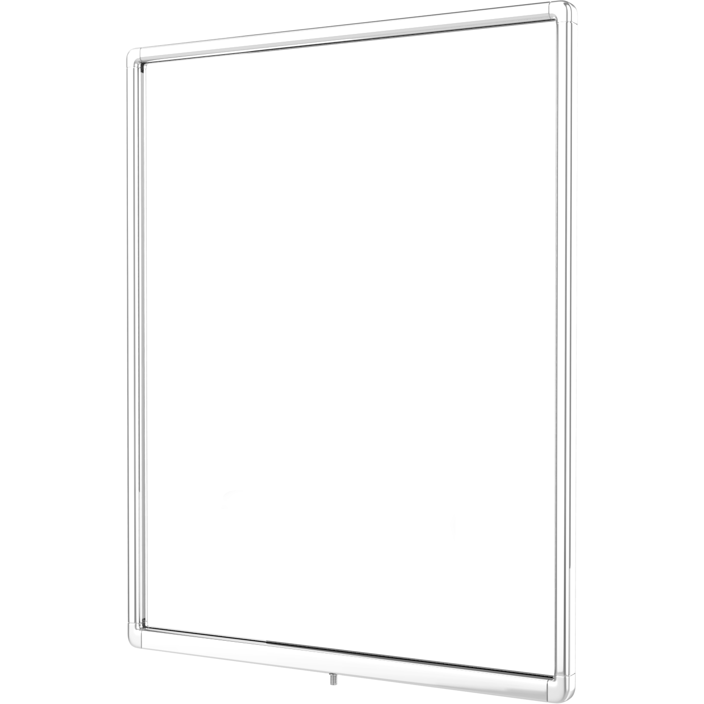 Designer Series screw-in sign frame, 22 x 28 polished chrome
