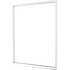 Designer Series screw-in sign frame, 22 x 28 polished chrome