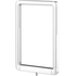 Designer Series screw-in sign frame, 7 x 11 polished chrome
