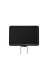 Adjustable Angle Stanchion Signs | Swivel Post-Top - MB - Matte Black - 7 x 11 · Horizontal · Closed frame