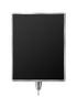 Stanchion Signs for Traditional Posts | Drum Mount - CL - Chrome - 22 x 28 · Vertical · Closed frame