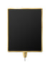 Stanchion Signs for Traditional Posts | Drum Mount - GD - Gold - 22 x 28 · Vertical · Closed frame