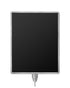 Stanchion Signs for Traditional Posts | Drum Mount - SA - Satin Aluminum - 22 x 28 · Vertical · Closed frame