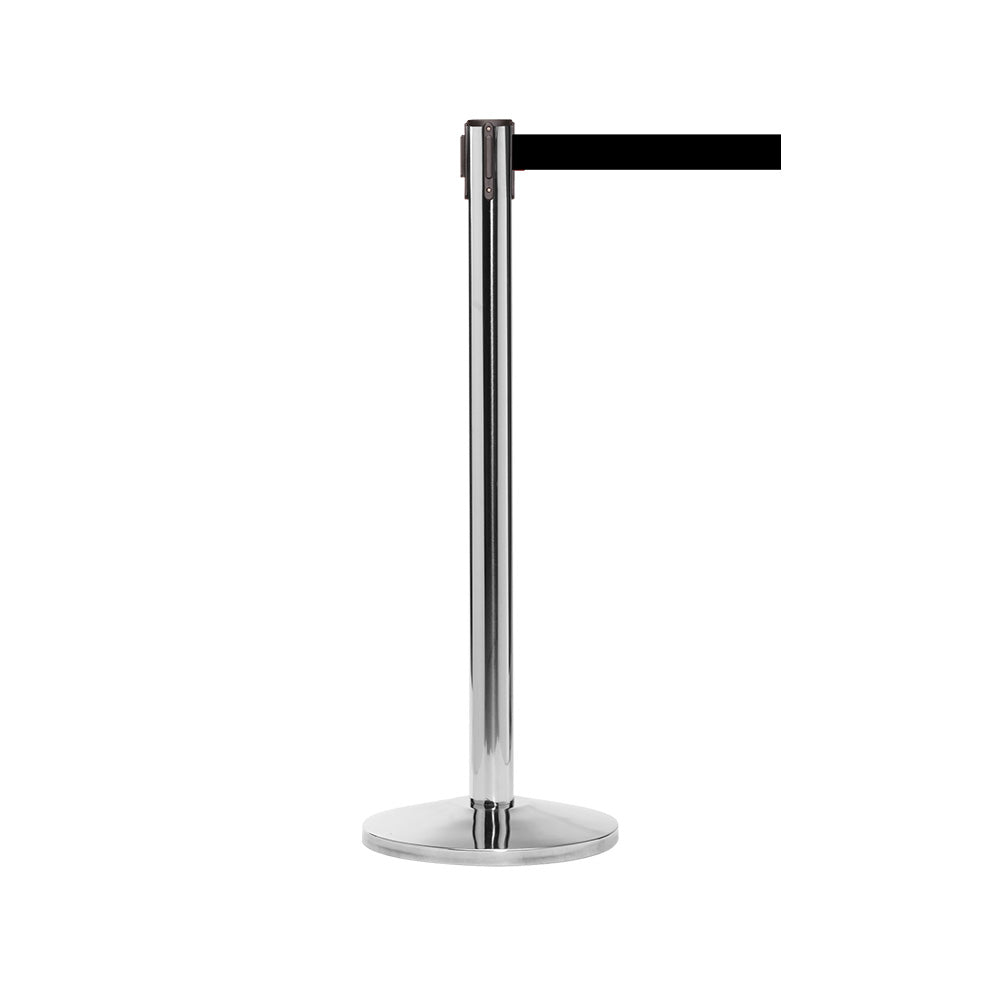 QueueMaster 550 Polished Stainless - 8.5' Belt | Barriers Stanchions