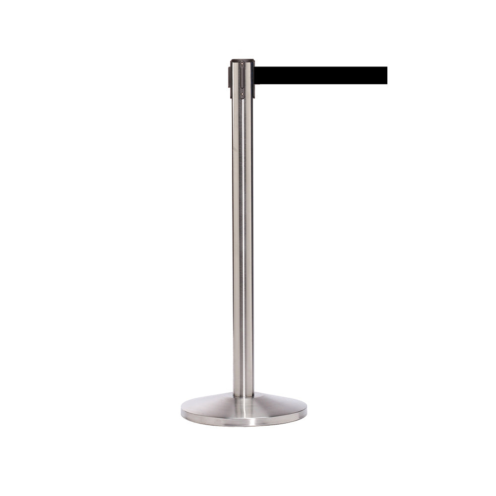 QueueMaster 550 Satin Stainless - 8.5' Belt | Barriers Stanchions