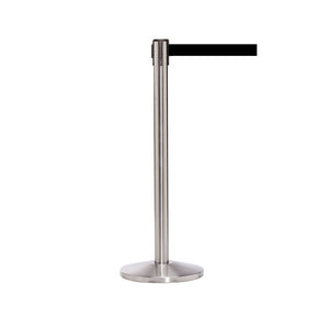 Barriers Stanchions QueueMaster 550 Satin Stainless - 8.5' Belt