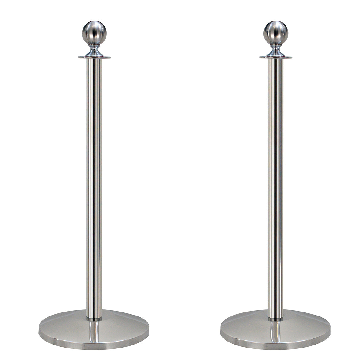 QueueWay Economy Post and Rope Stanchions (Set of 2)