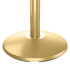 Polished brass sloped stanchion base