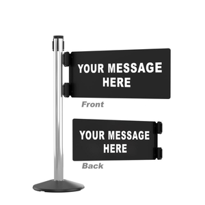 Stanchion Swing Gate – POLISHED Aluminum – Left/Right Mount