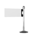 Stanchion Swing Gate – POLISHED Aluminum – Left/Right Mount