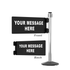 Stanchion Swing Gate – POLISHED Aluminum – Left/Right Mount