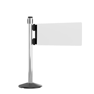 Stanchion Swing Gate – POLISHED Aluminum – Left/Right Mount