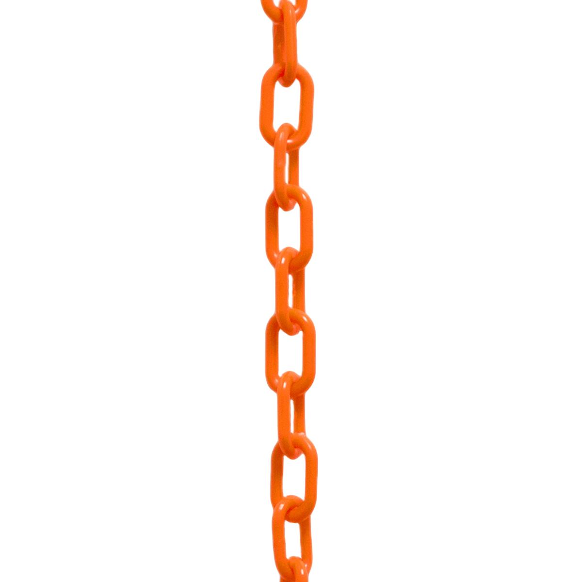 Crowd Control 3/4" Plastic Chain For Barrier Stanchions – Safety Orange