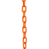 Crowd Control 3/4" Plastic Chain For Barrier Stanchions – Safety Orange
