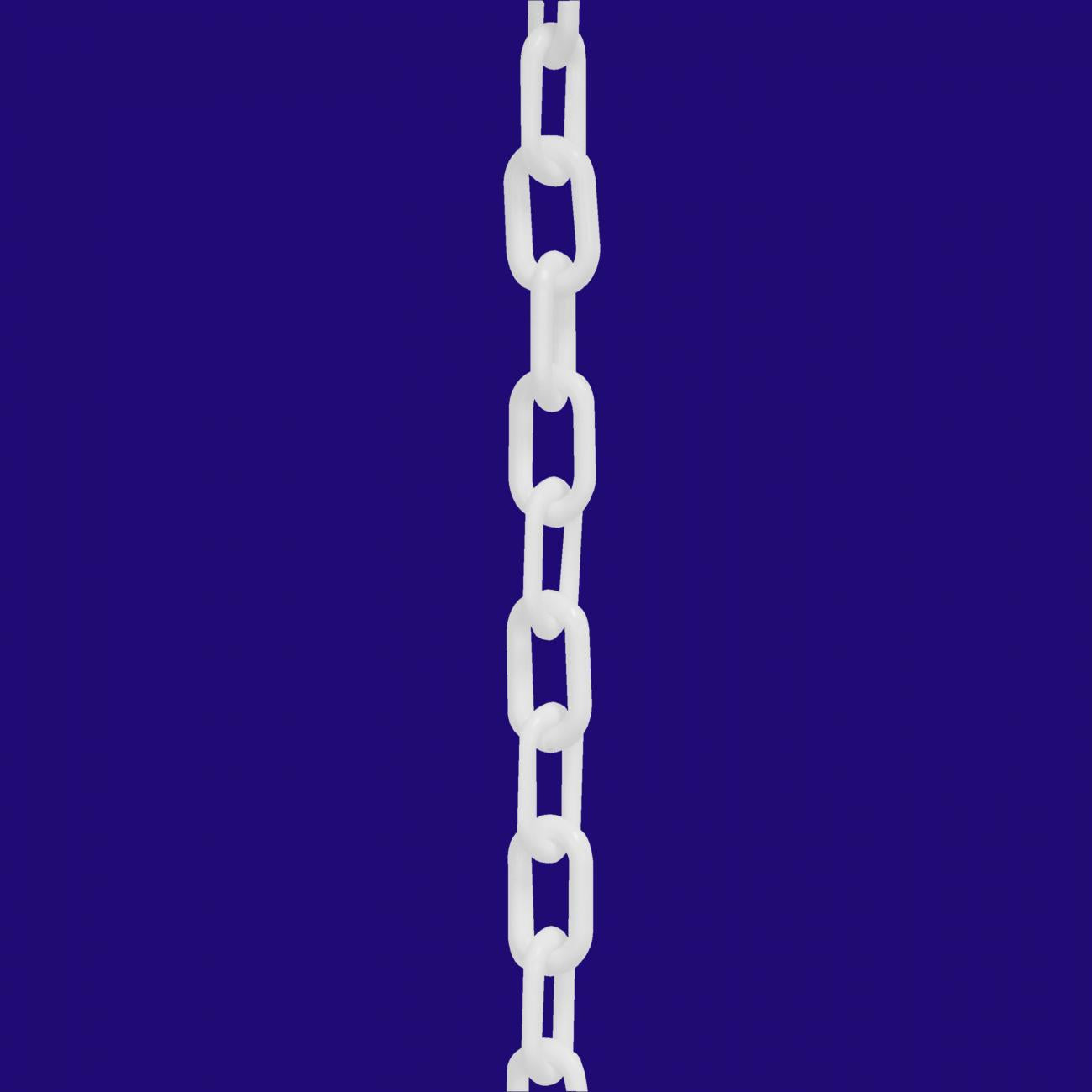 Crowd Control 3/4" Plastic Chain For Barrier Stanchions – White