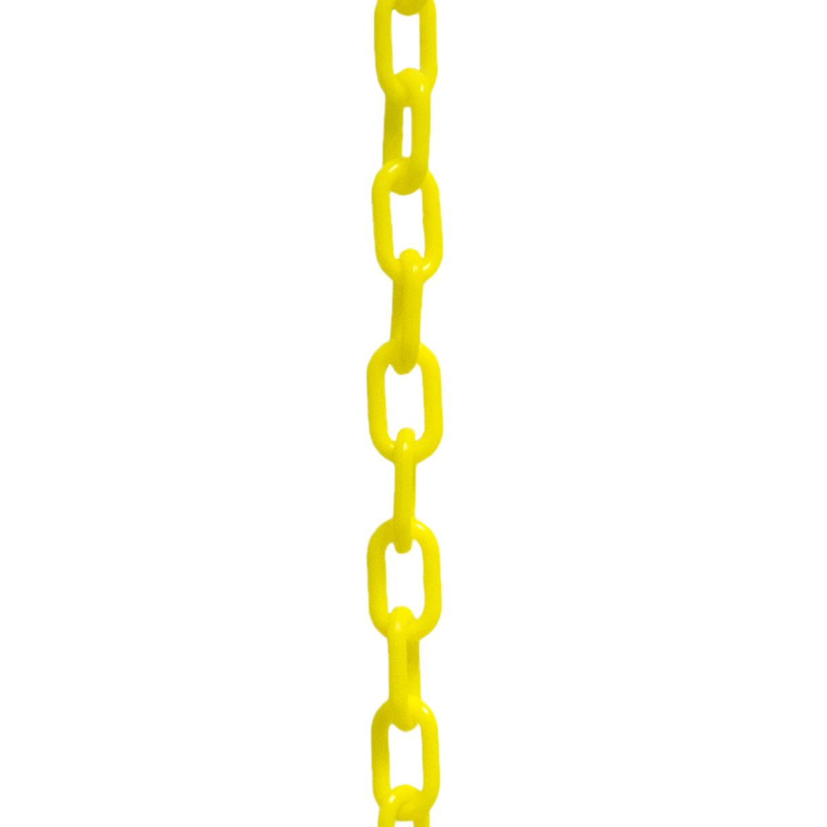 Crowd Control 3/4" Plastic Chain For Barrier Stanchions – Yellow
