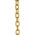 Crowd Control 1" Plastic Chain For Barriers Stanchions – Gold